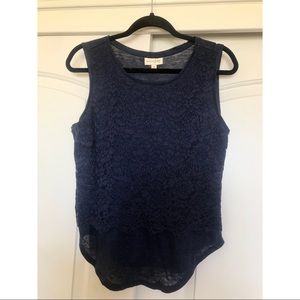 NAVY TANK TOP